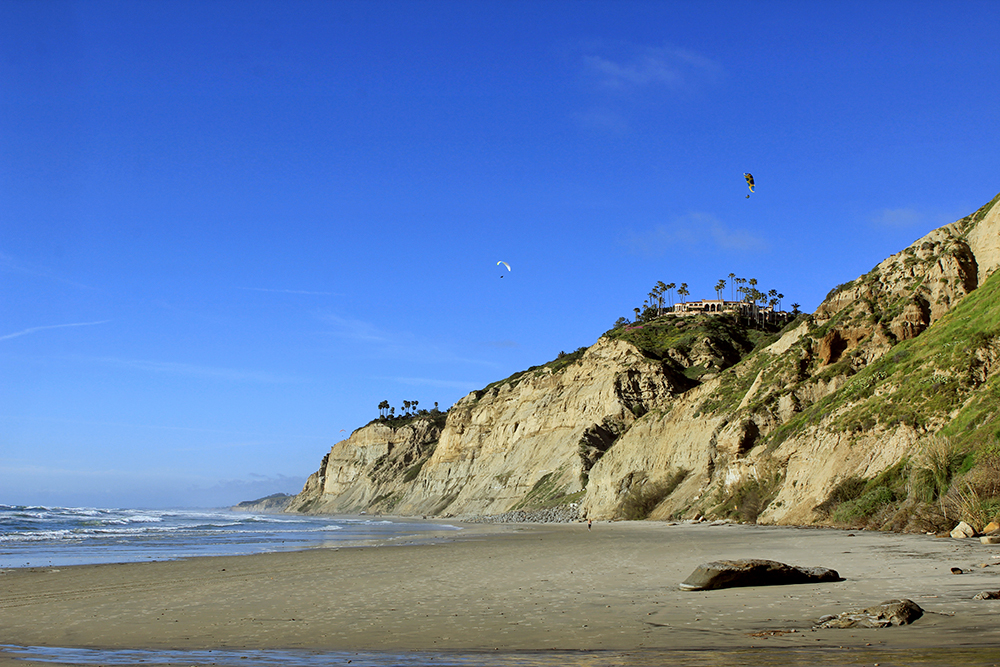 Scripps Coastal Reserve includes the top of the bluffs as well as nearshore waters off La Jolla.